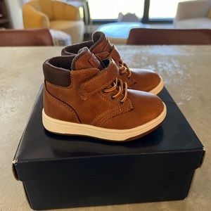 Ralph Lauren Tan Polo Court Sneaker Boot - Toddler Size 5